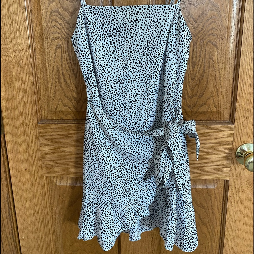 Polka dot mini dress